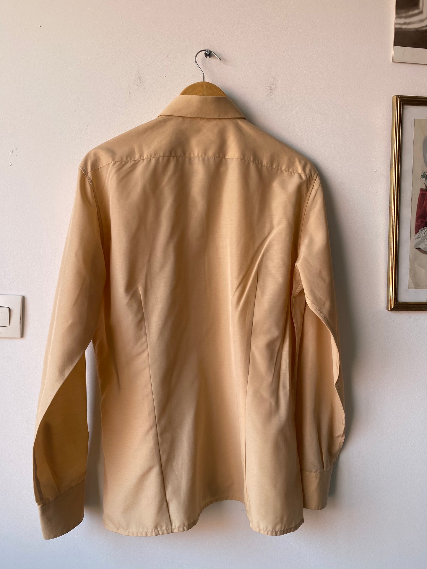 Chemise beige 70s