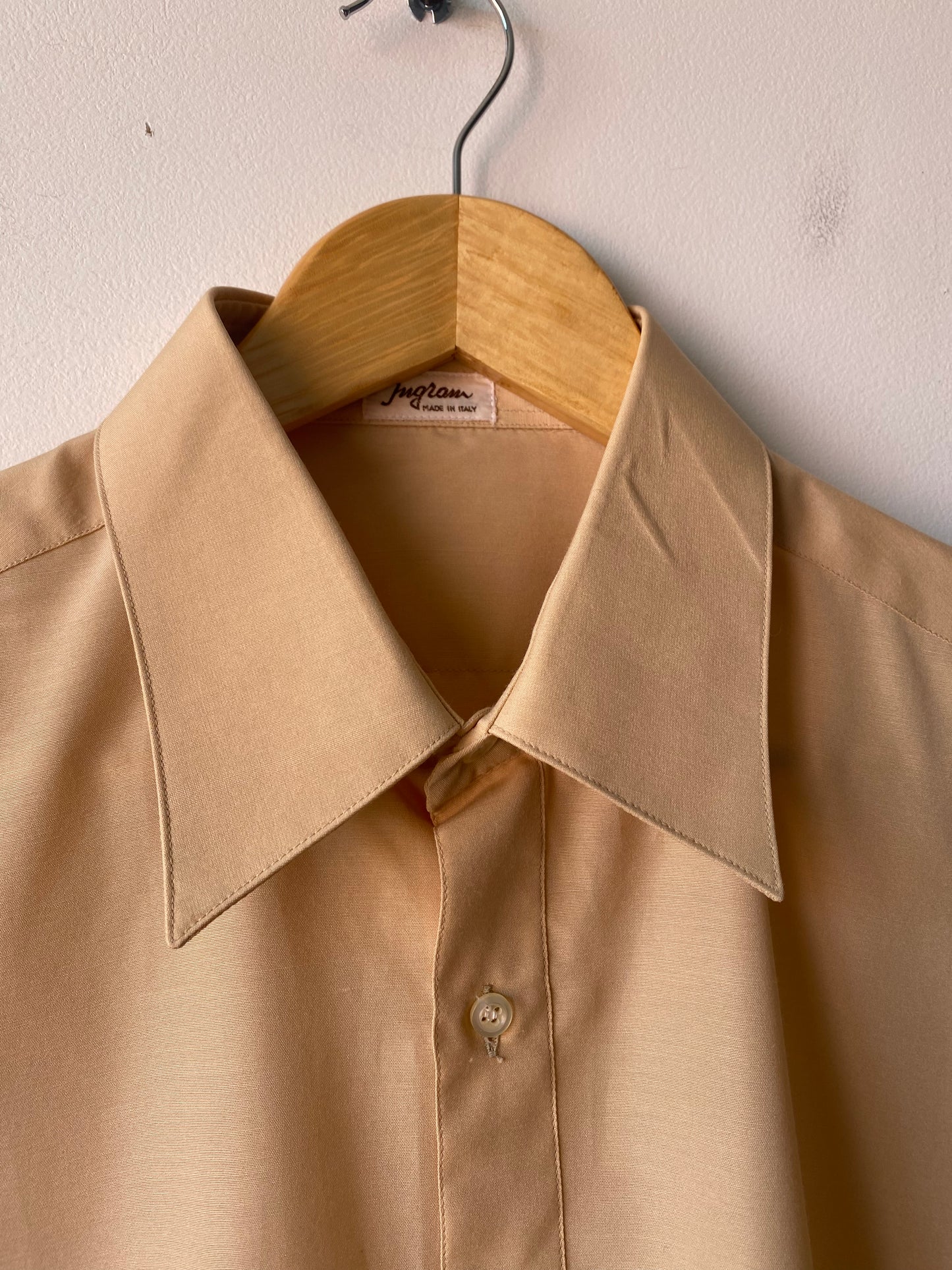Chemise beige 70s