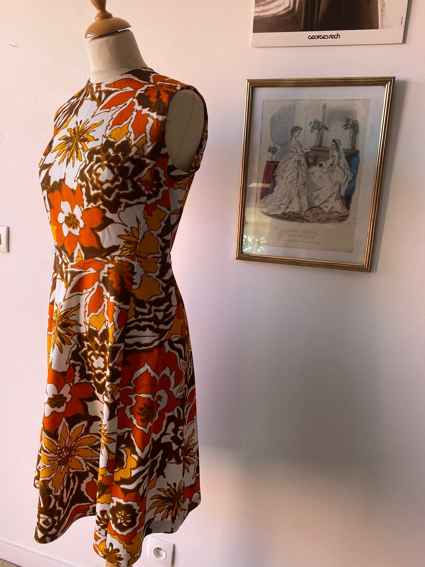 Robe à motif 70s