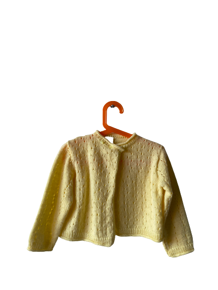 Cardigan ajouré 70s