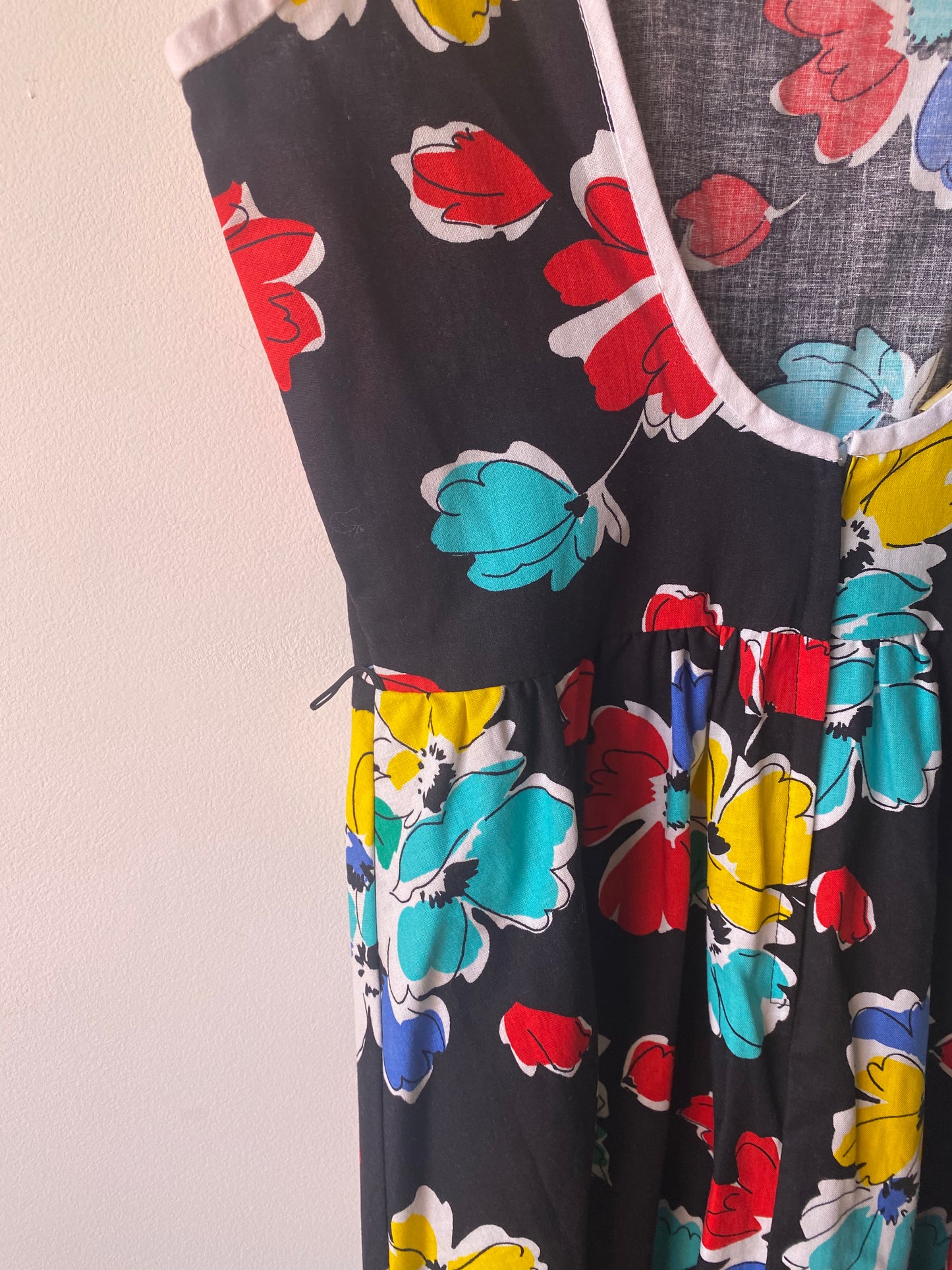 Robe à fleurs 80s