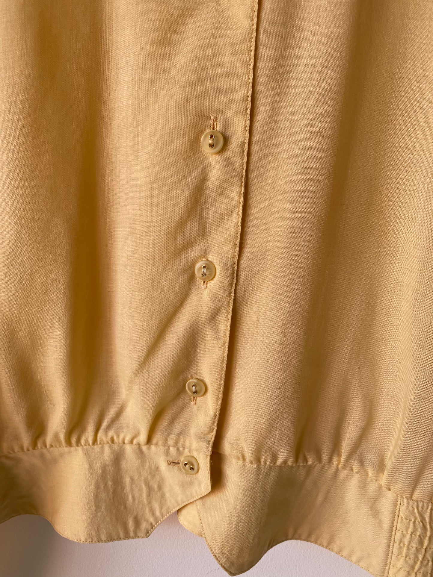 Chemise jaune 80s