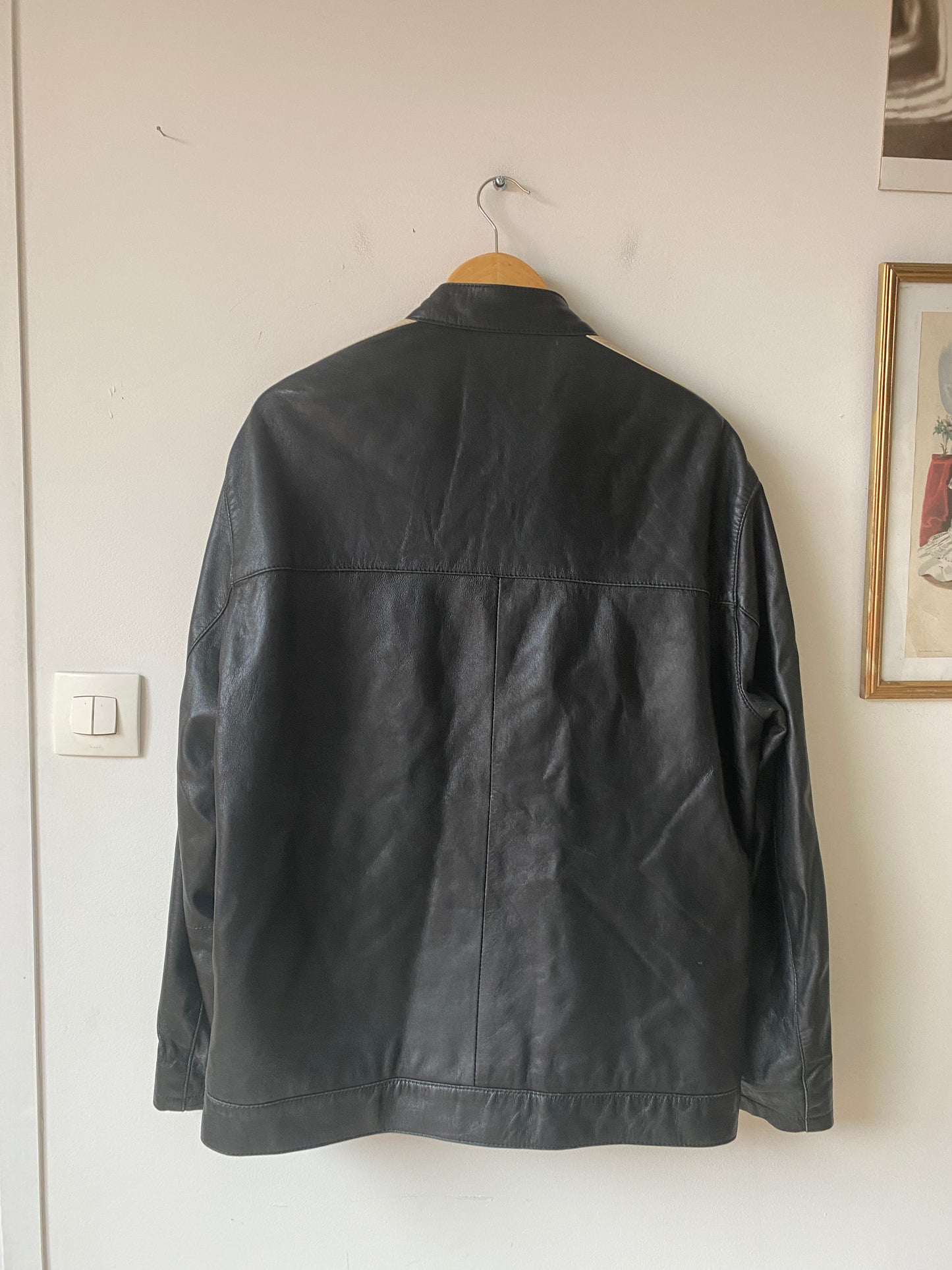Veste en cuir Versace