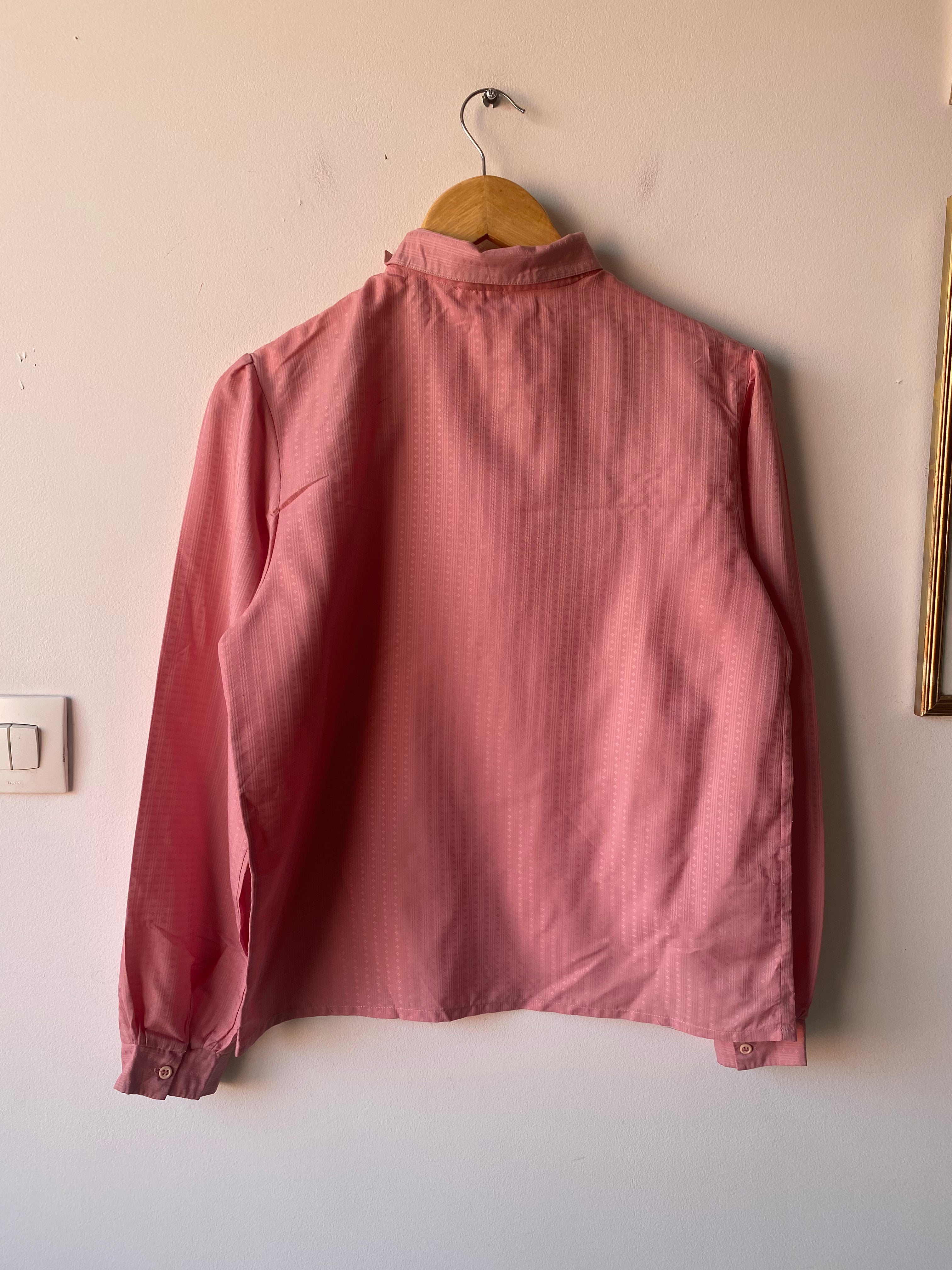 Blouse rose 70s