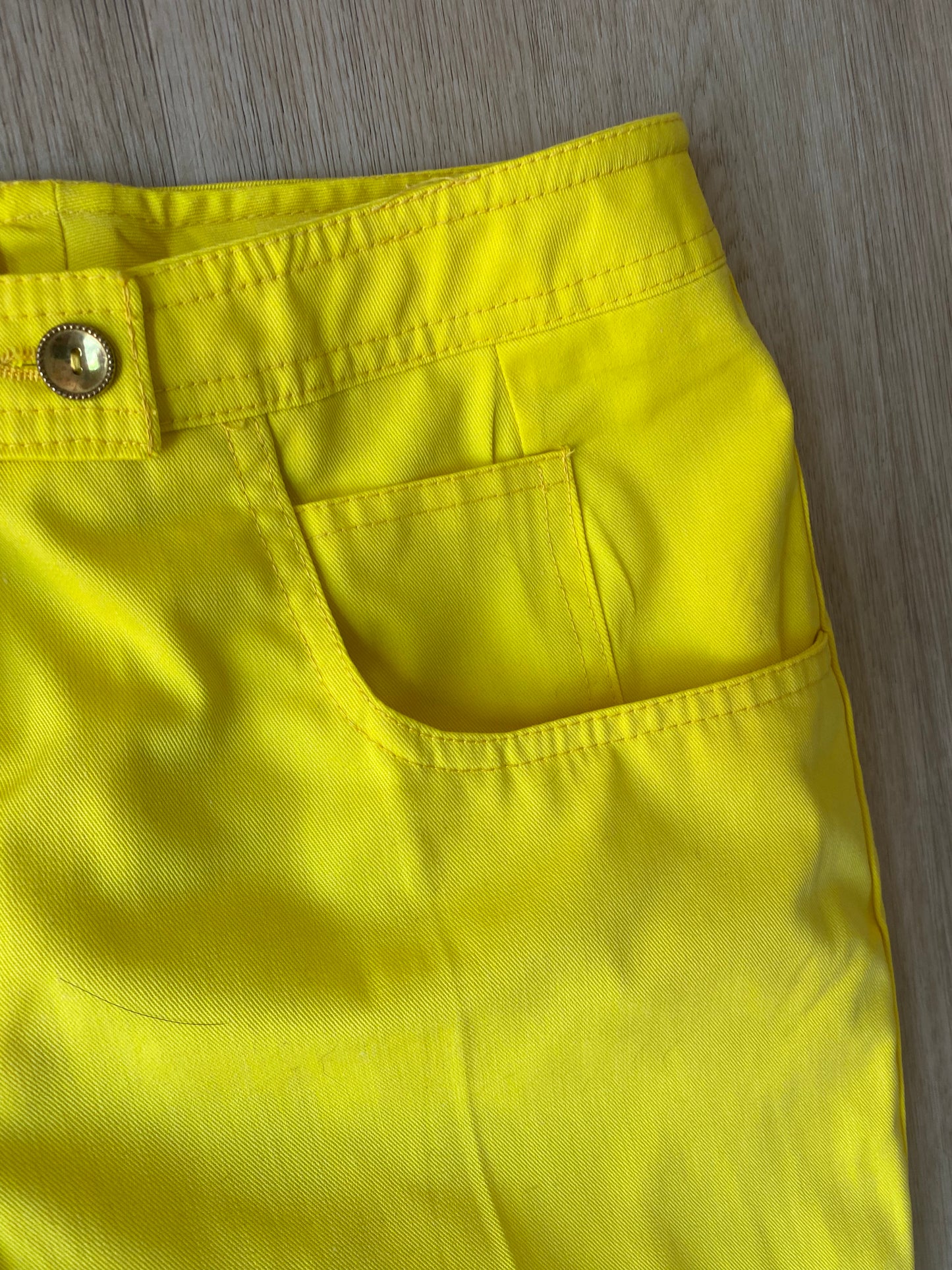Pantalon jaune 70s