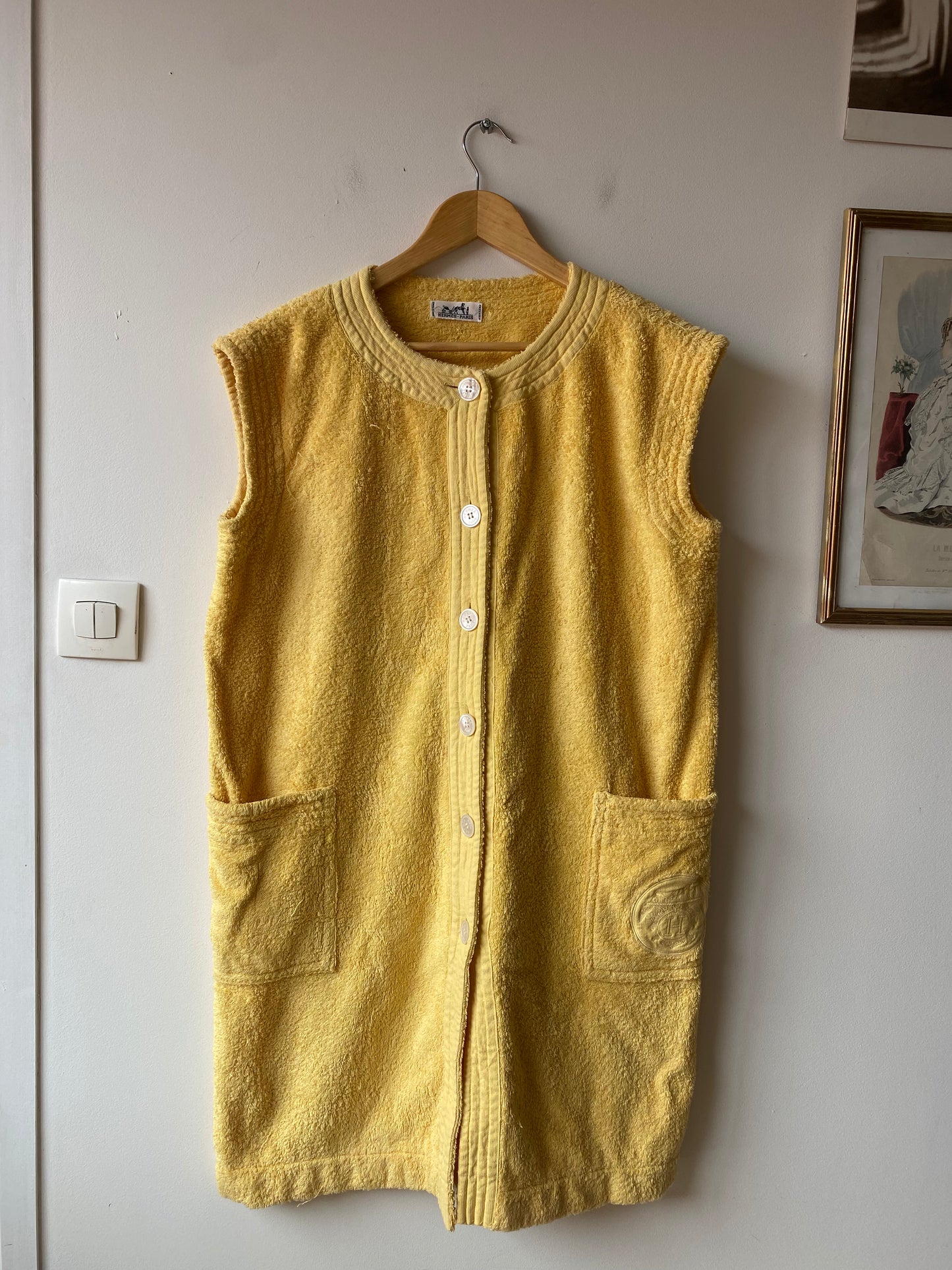 Robe en éponge Hermès
