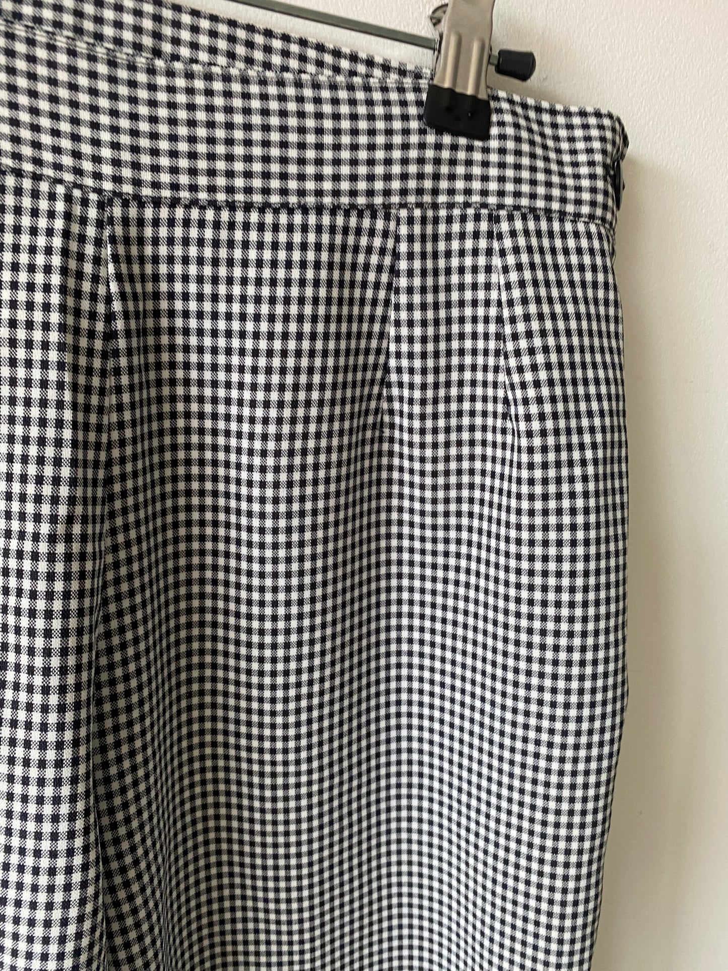 Pantalon vichy 80s
