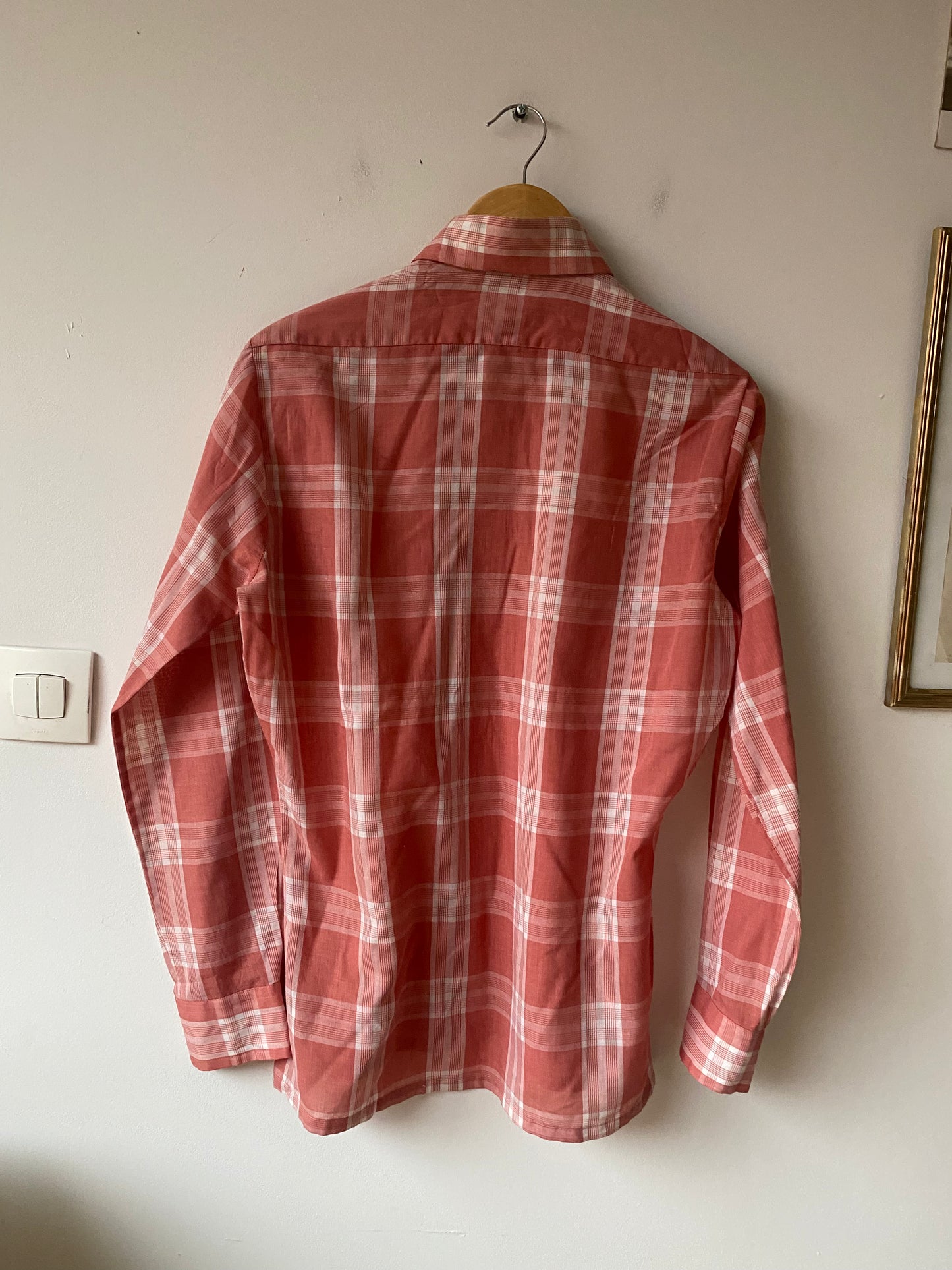 Chemise à carreaux 70s