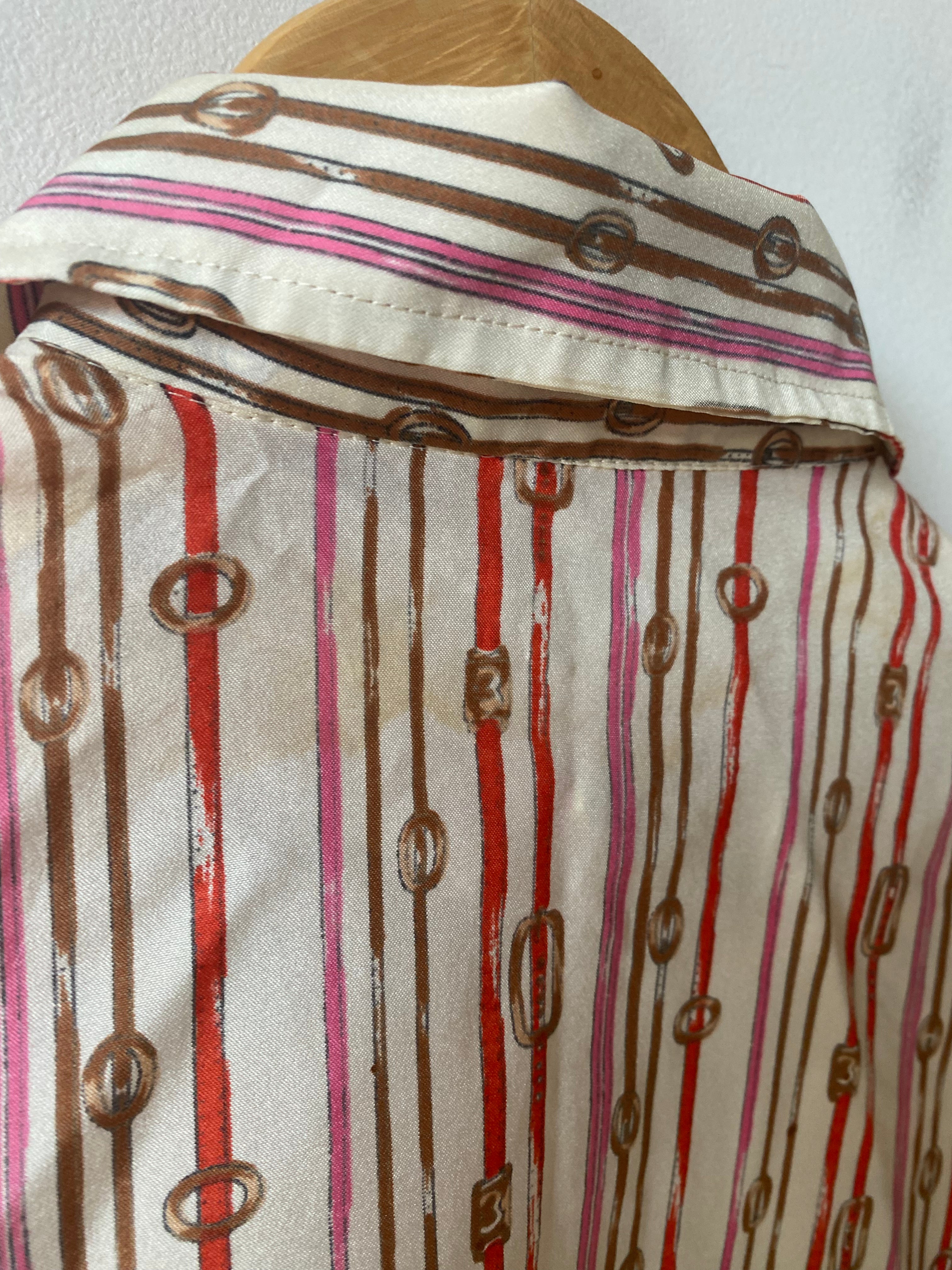 Chemise à motif 70s