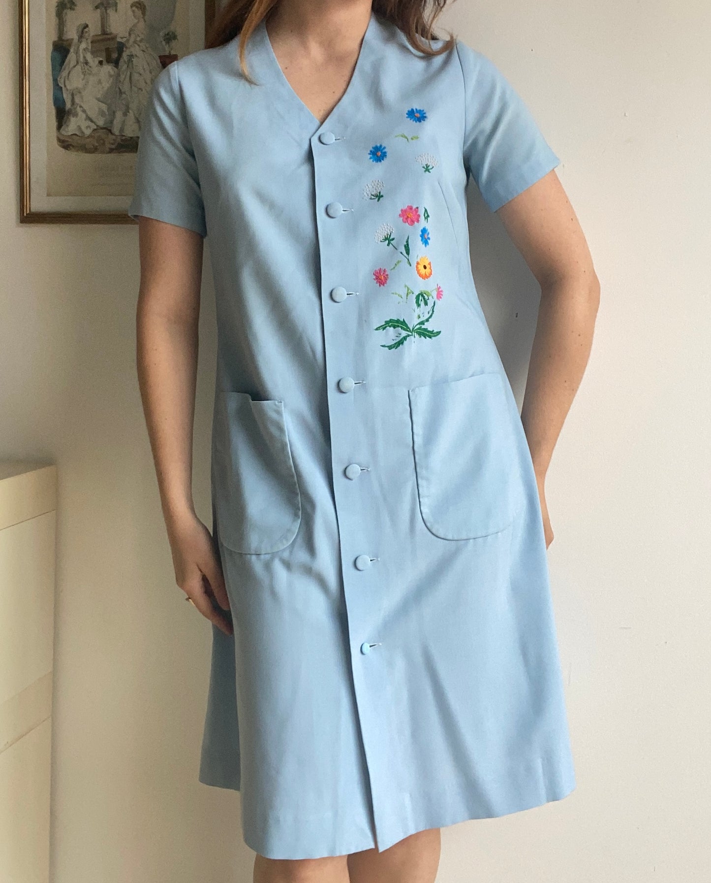 Robe à fleurs 70s