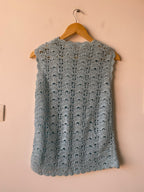 Pull ajourée 70s