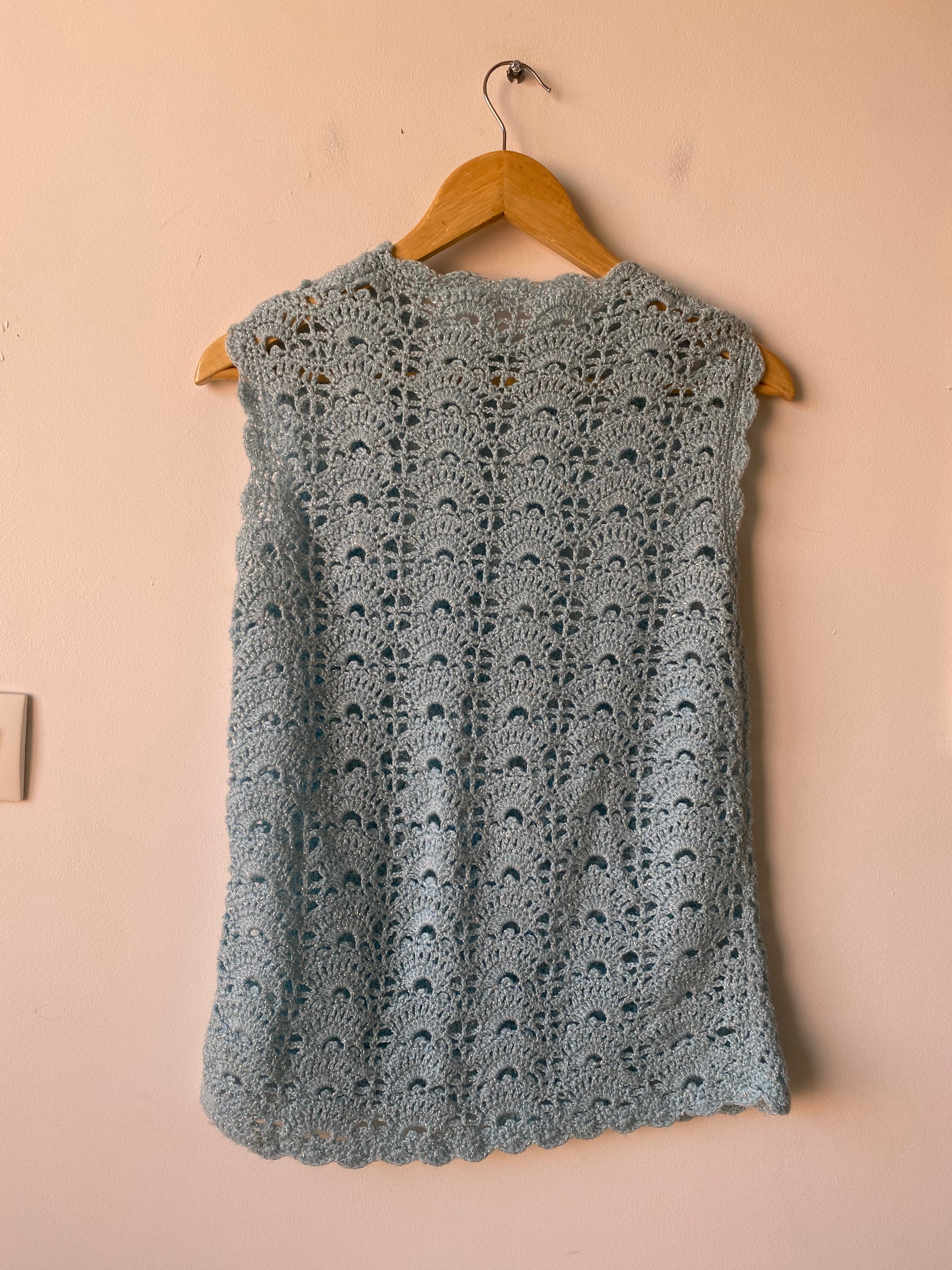 Pull ajourée 70s