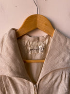 Robe longue beige