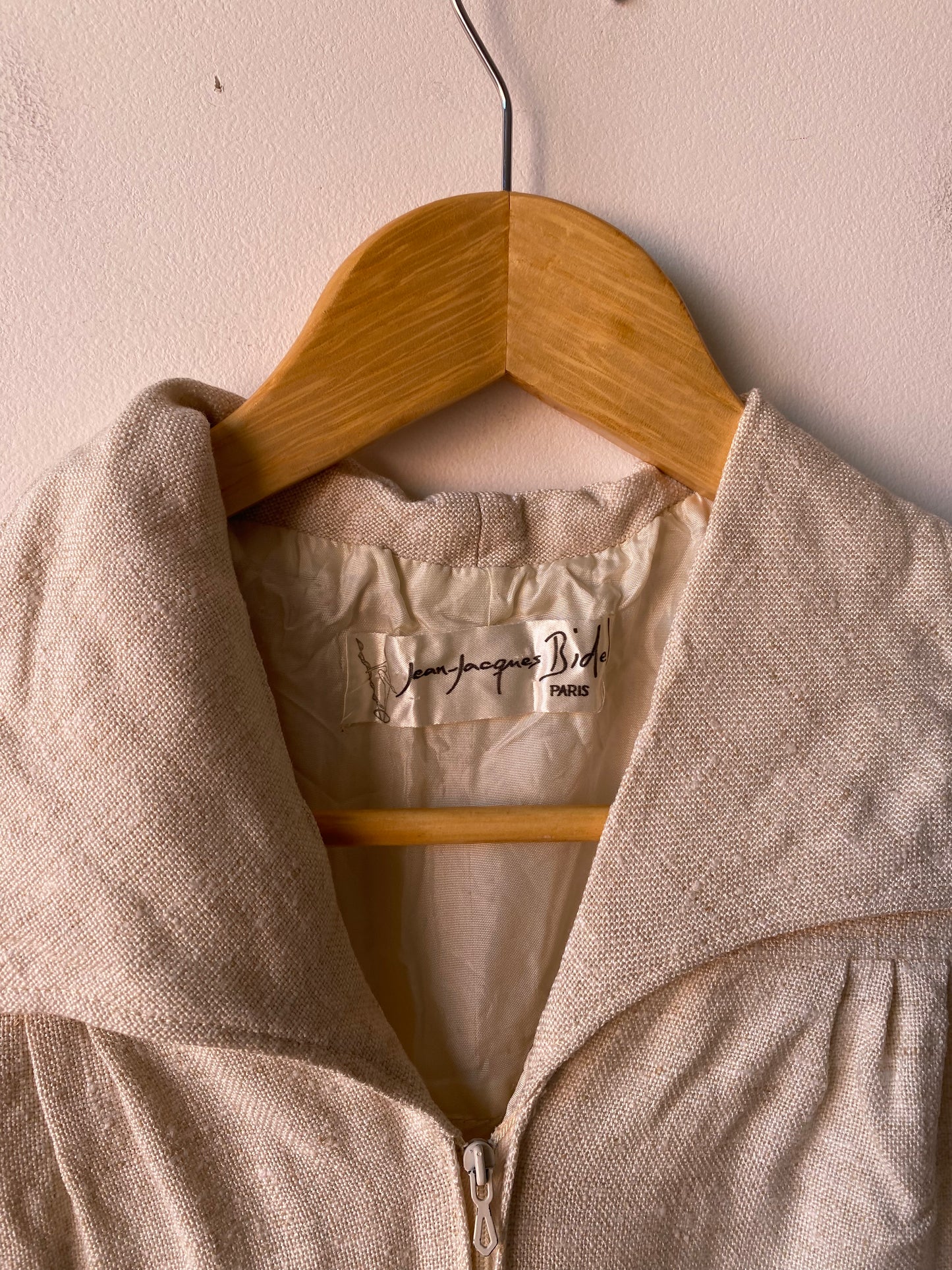 Robe longue beige