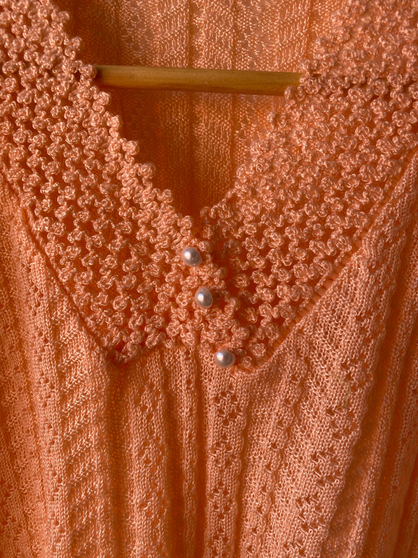 Pull abricot 80s