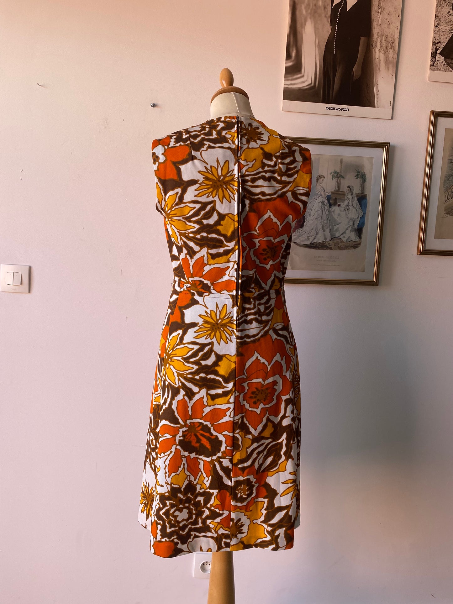 Robe à motif 70s