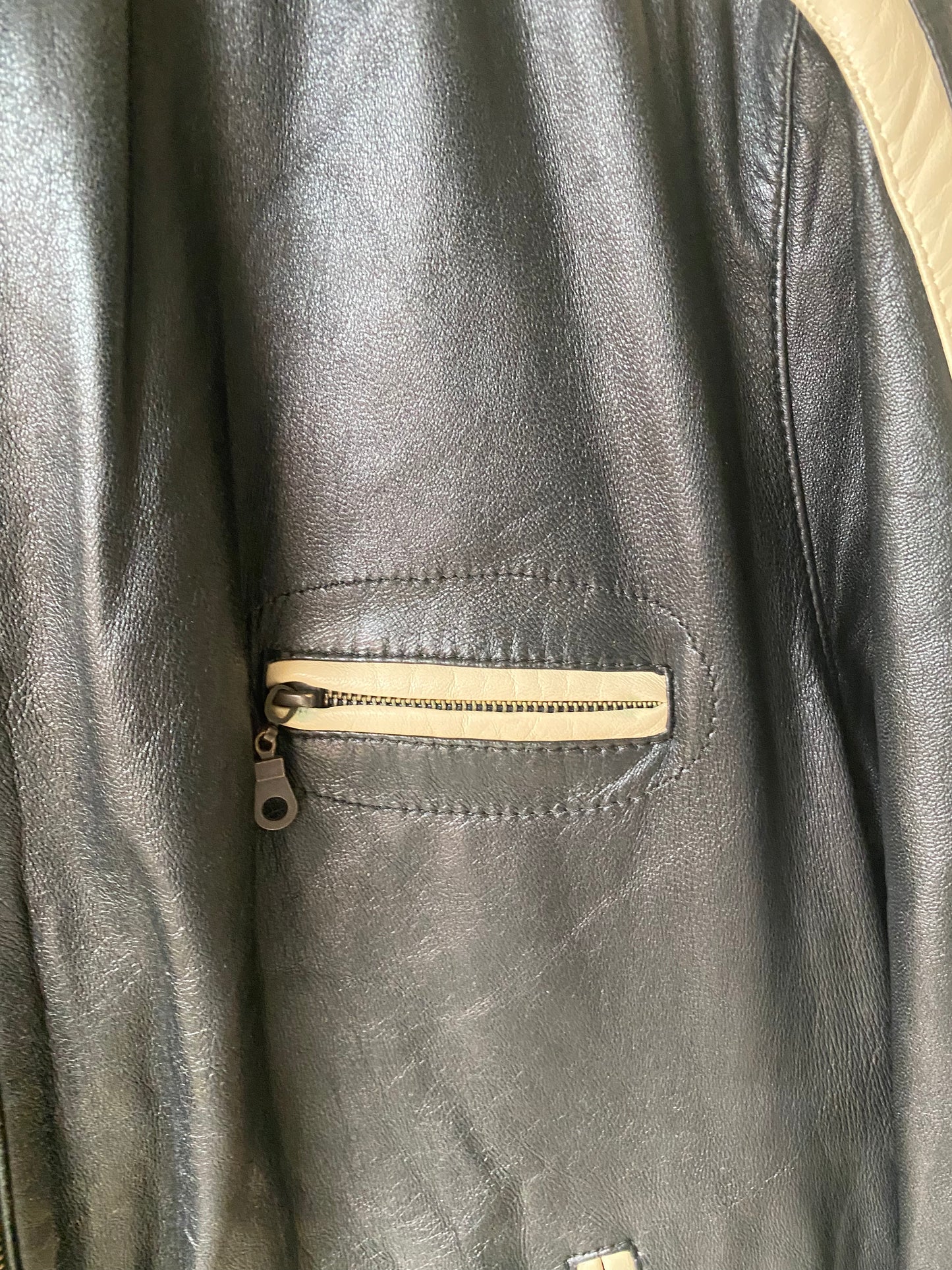 Veste en cuir Versace