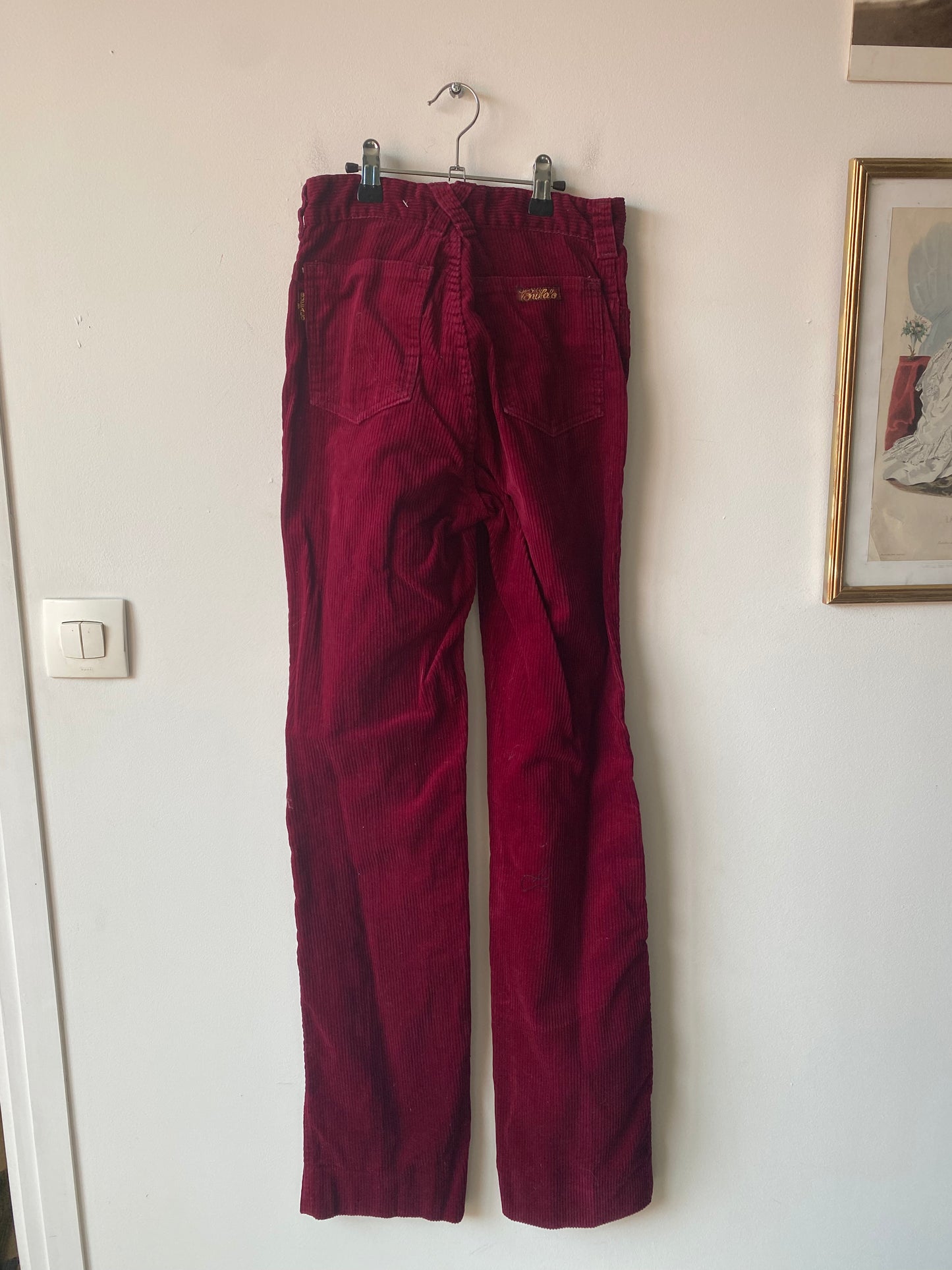 Pantalon en velours 70s