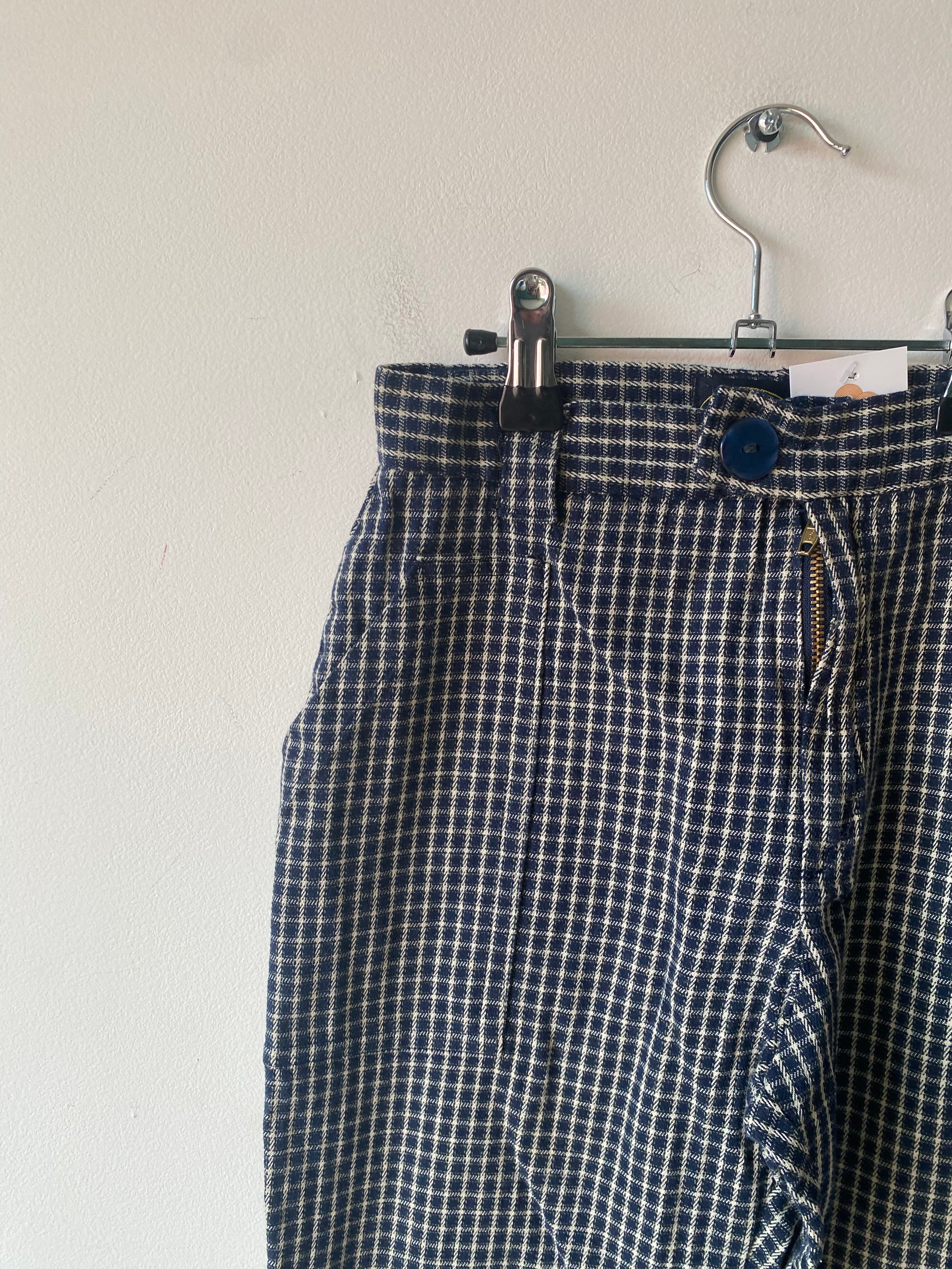Pantalon à carreaux 80s
