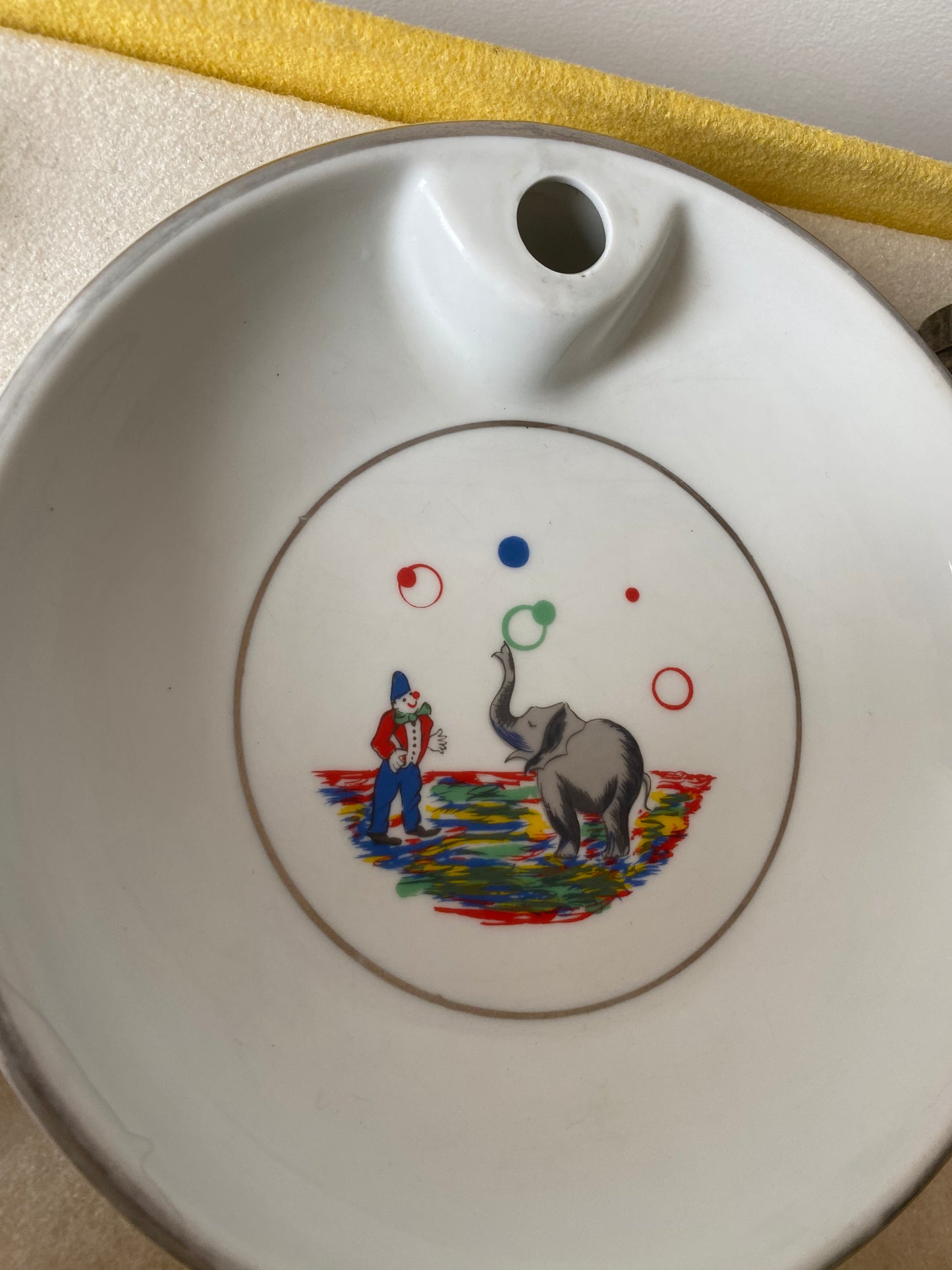 Assiette chauffante
