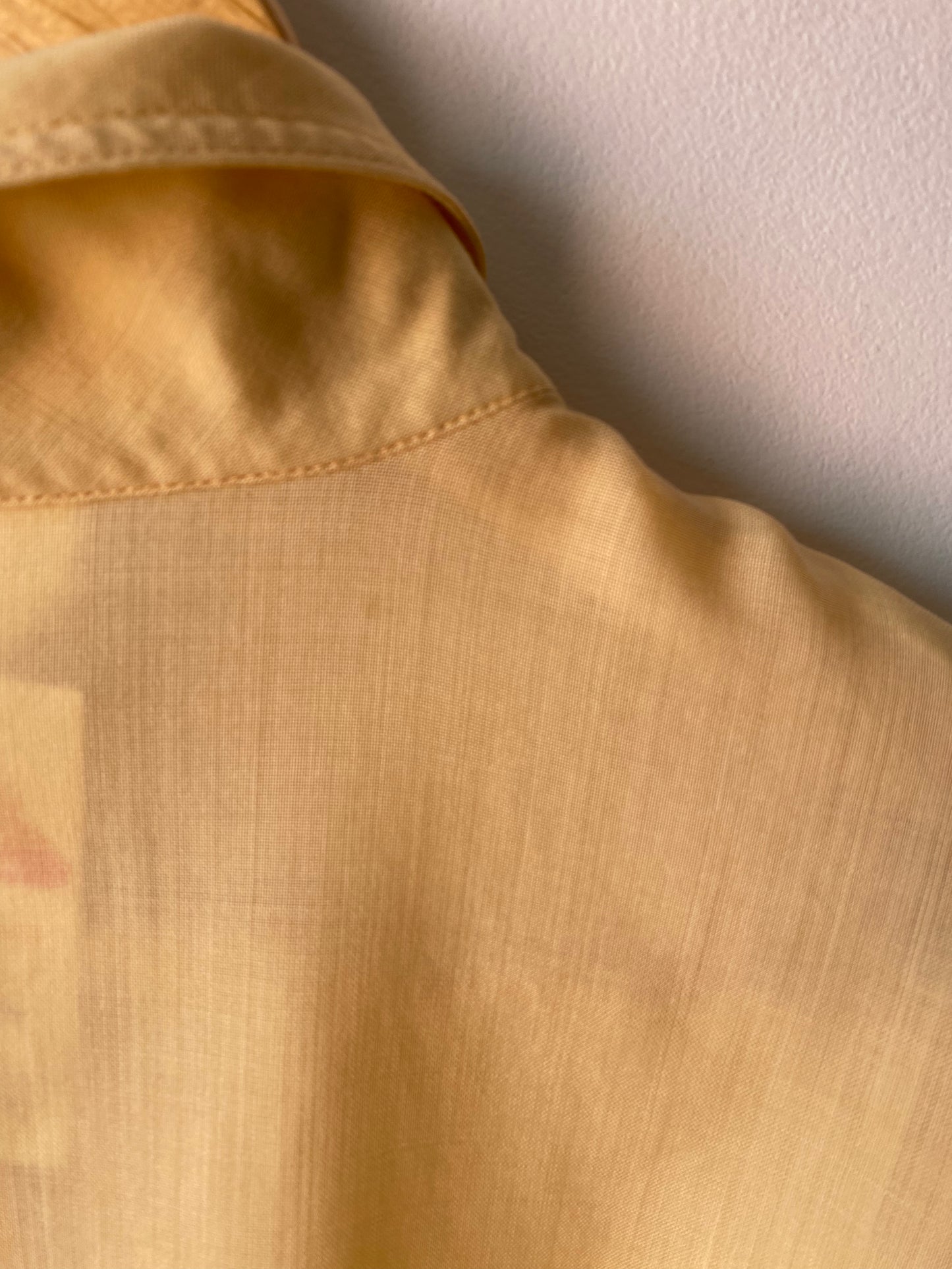 Chemise jaune 80s