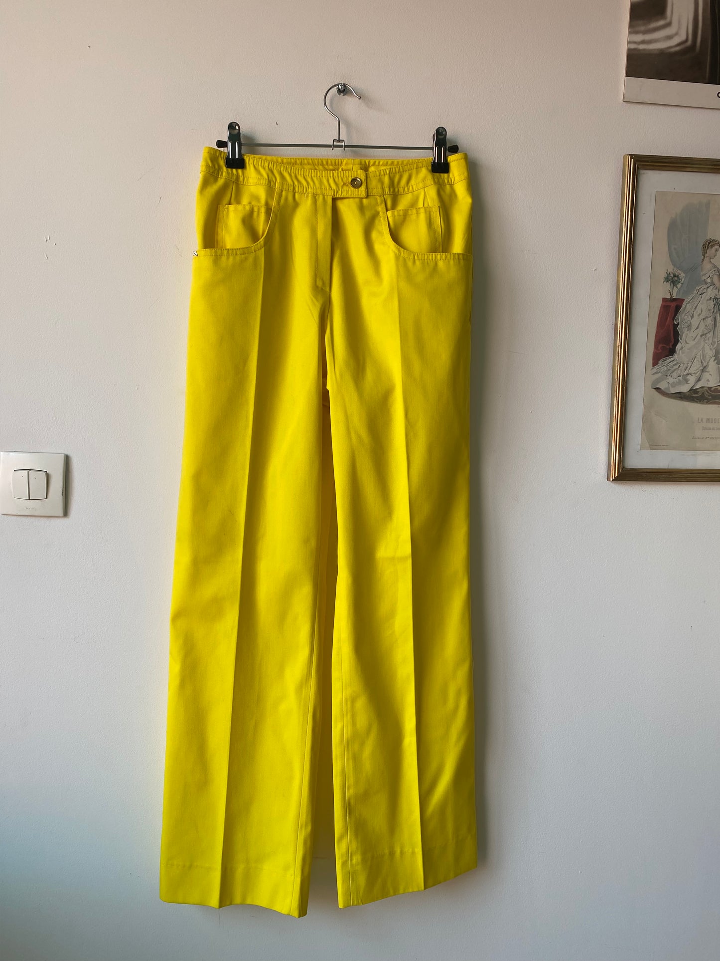 Pantalon jaune 70s