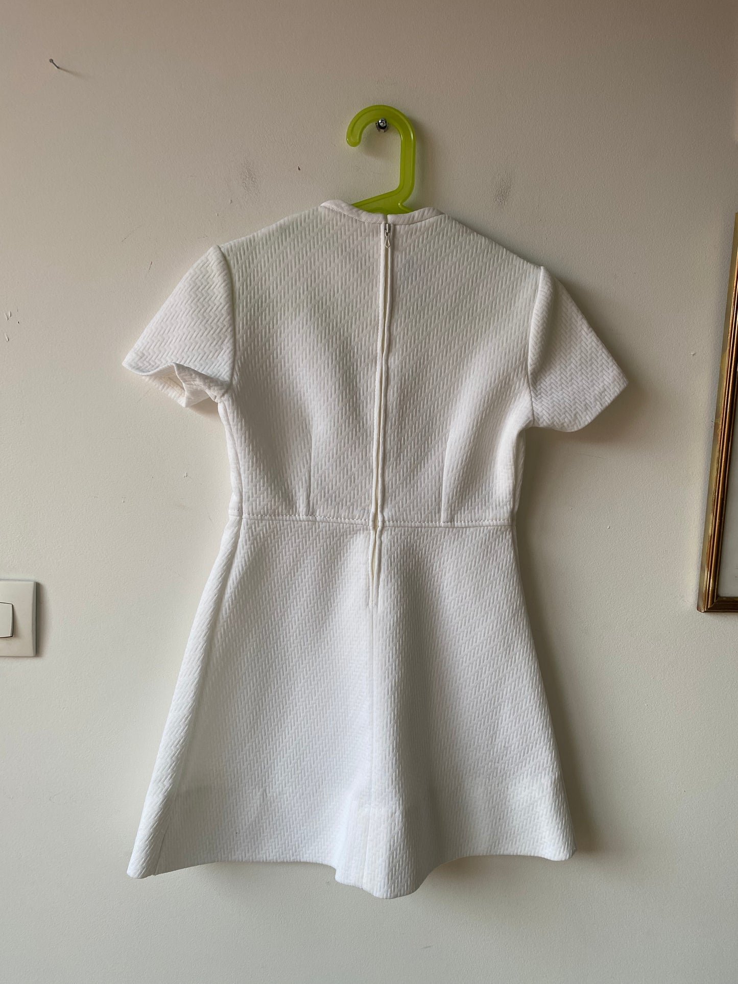 Robe blanche 80s