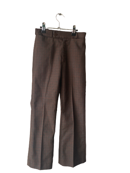 Pantalon à carreaux 70s