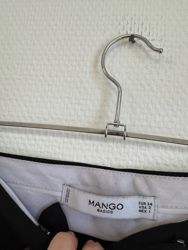 Pantalon noir Mango