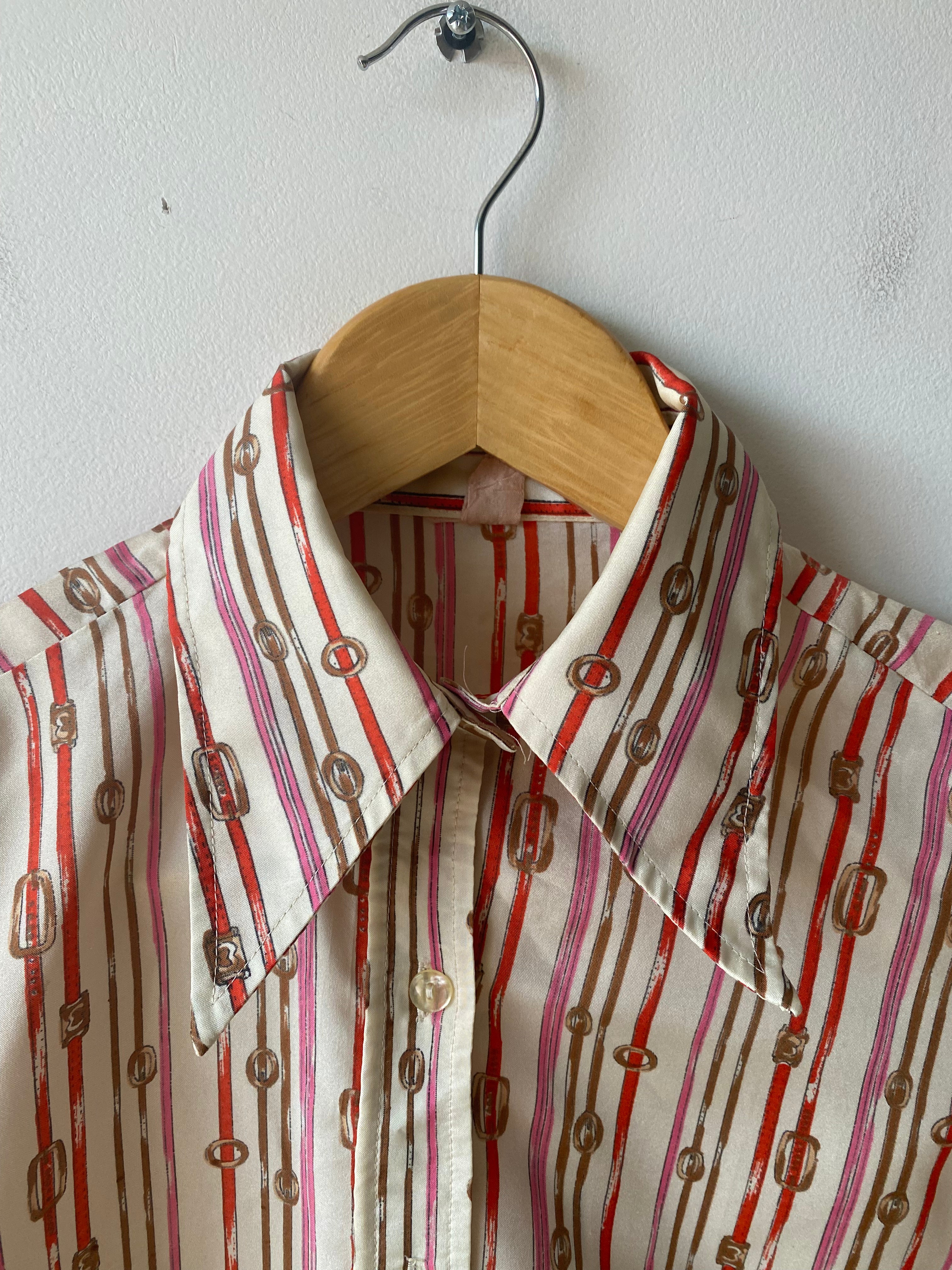 Chemise à motif 70s