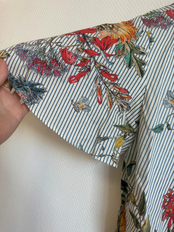 Blouse à fleurs Zara