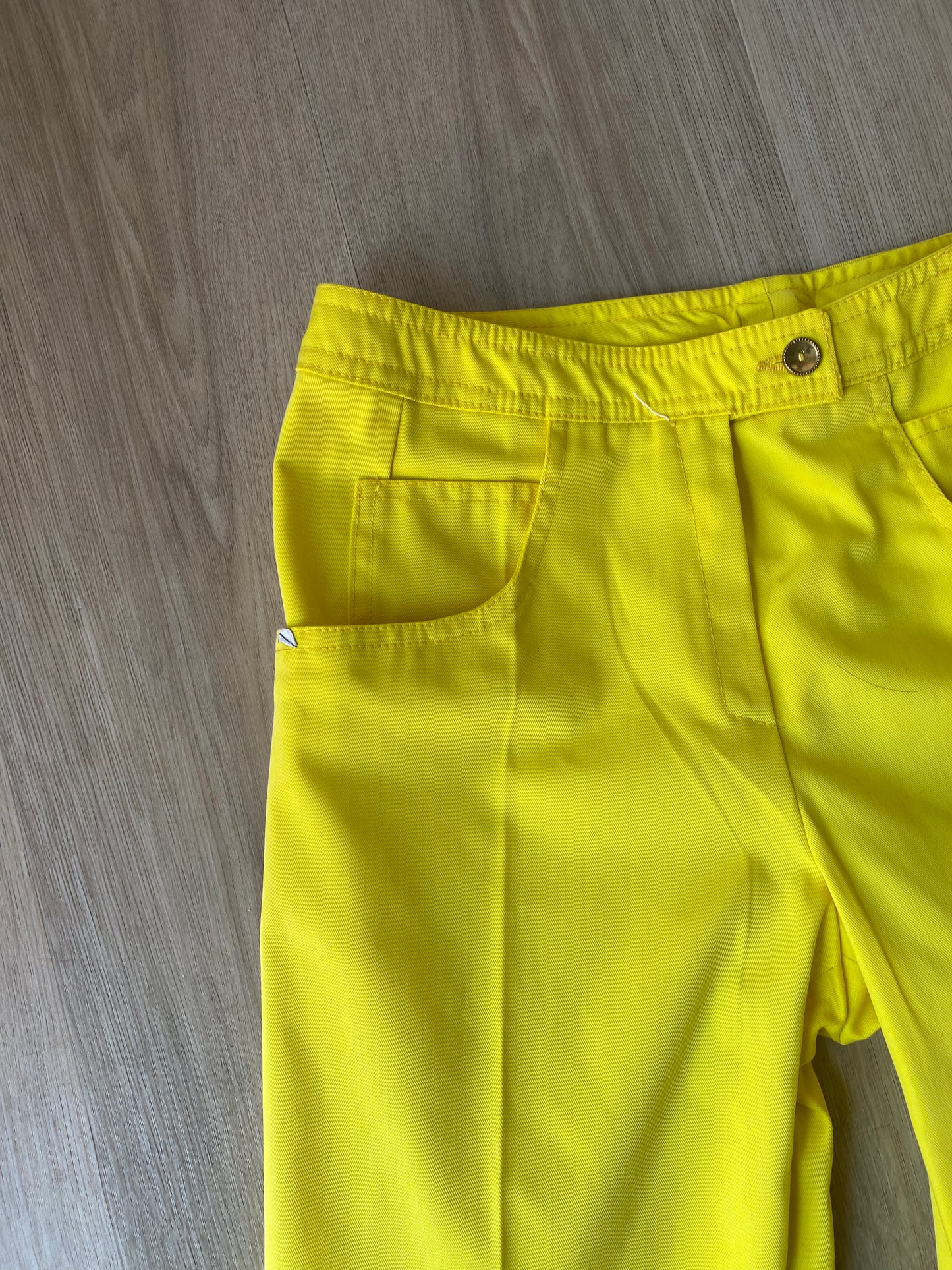 Pantalon jaune 70s