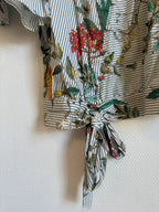 Blouse à fleurs Zara