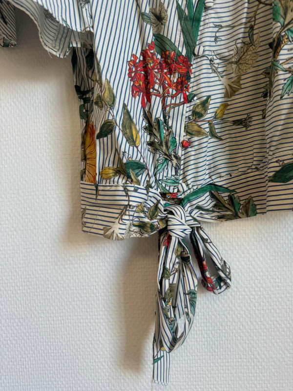Blouse à fleurs Zara