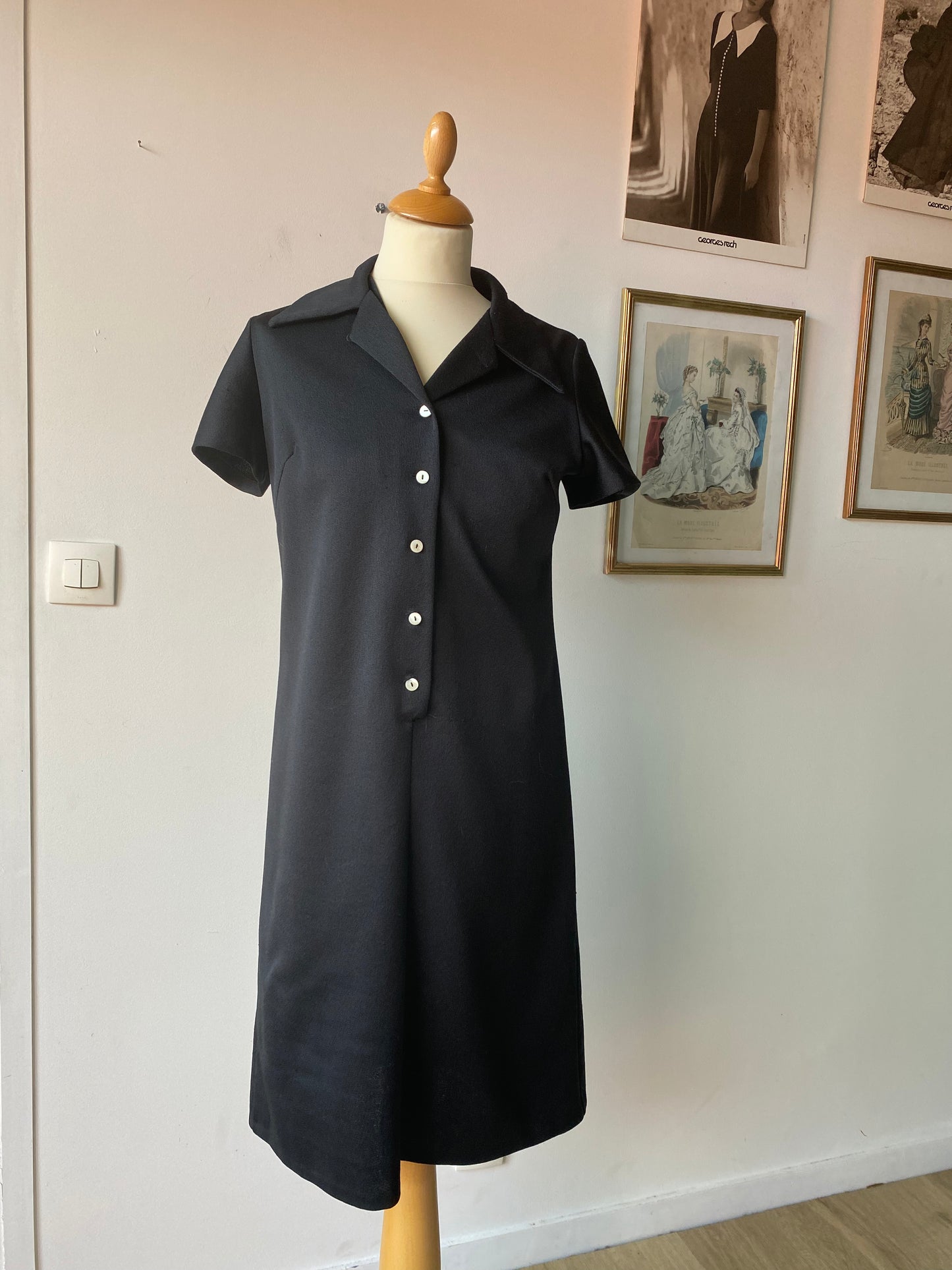 Robe courte 70s