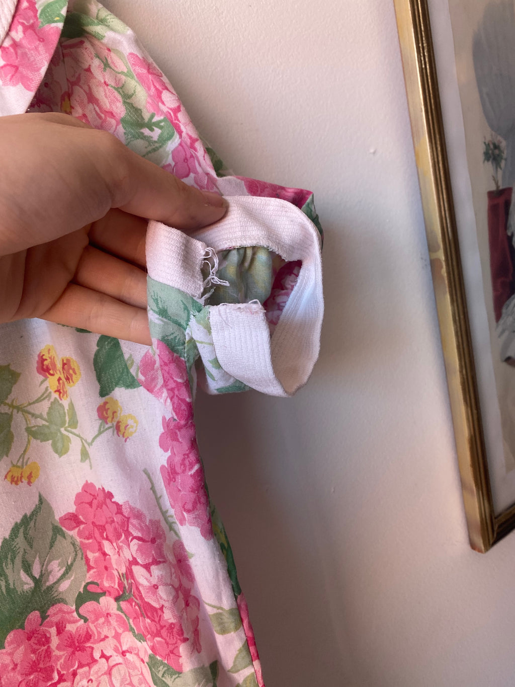Robe à fleurs 80s