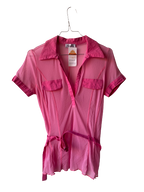 Chemise rose y2k