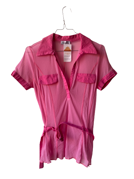 Chemise rose y2k