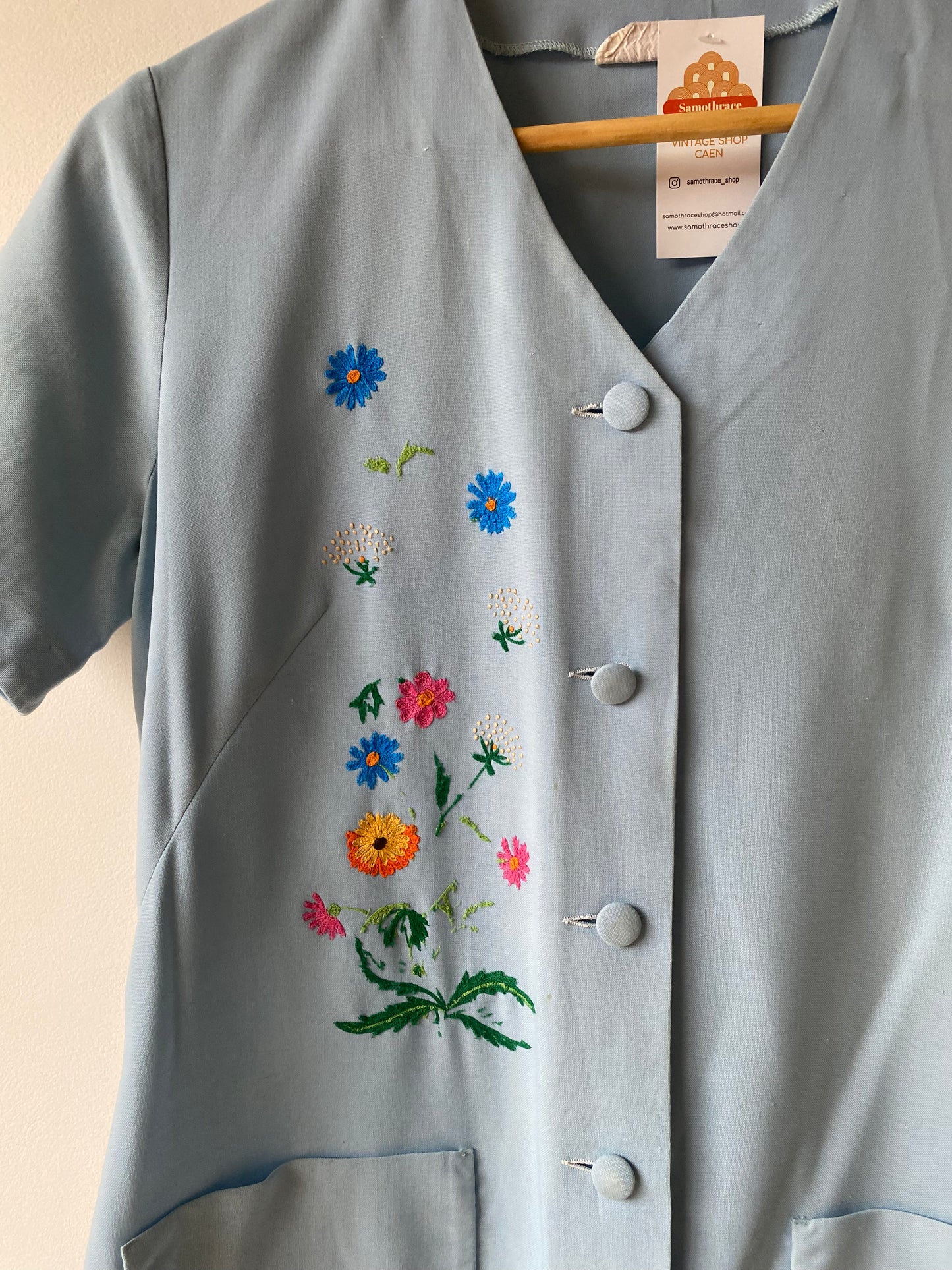 Robe à fleurs 70s