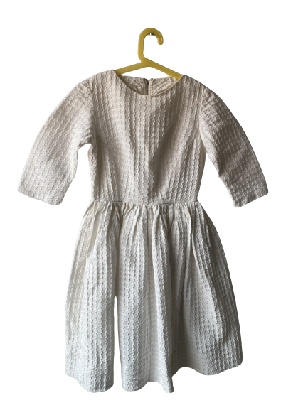 Robe blanche 70s