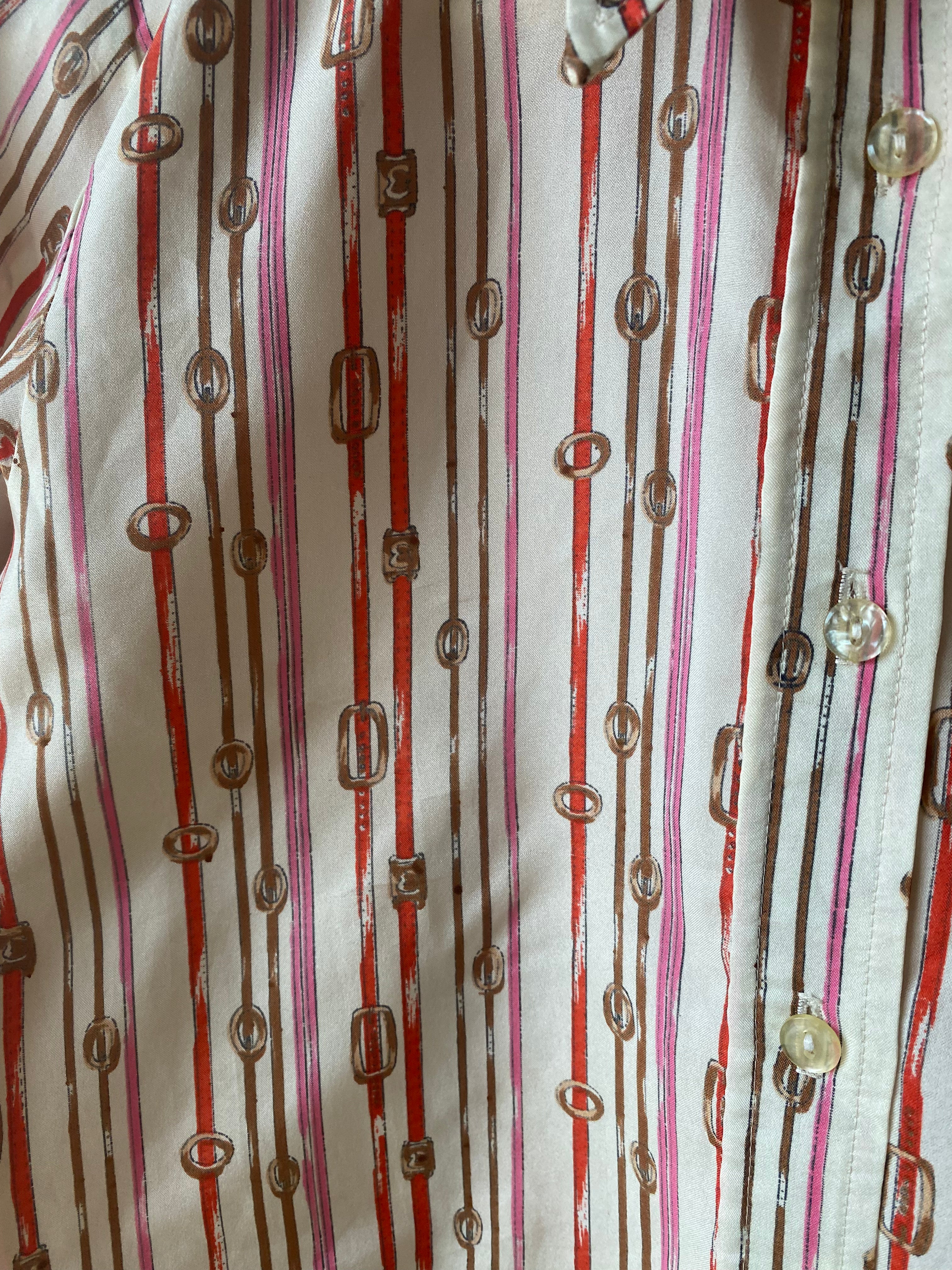 Chemise à motif 70s