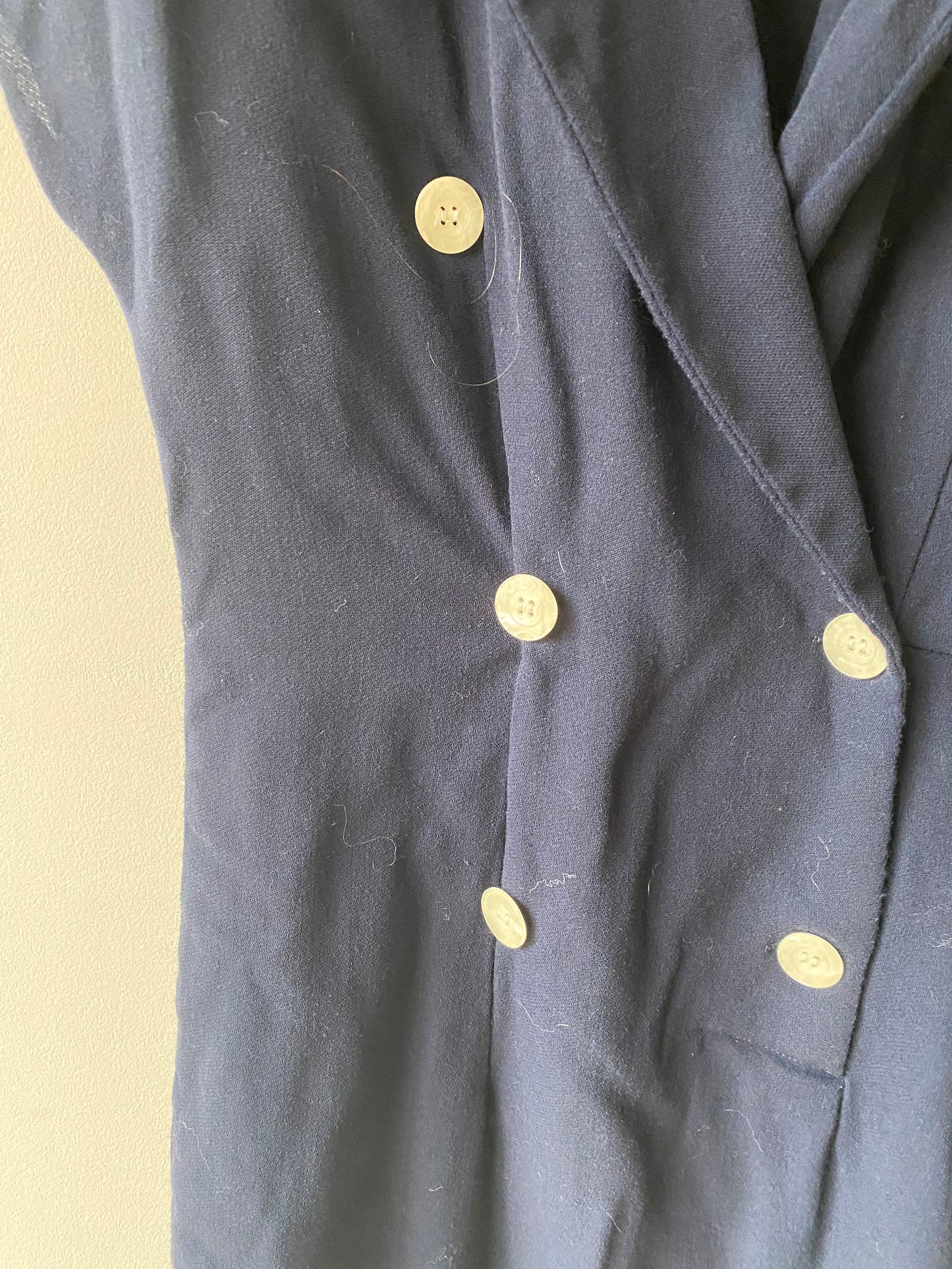 Robe bleu 80s