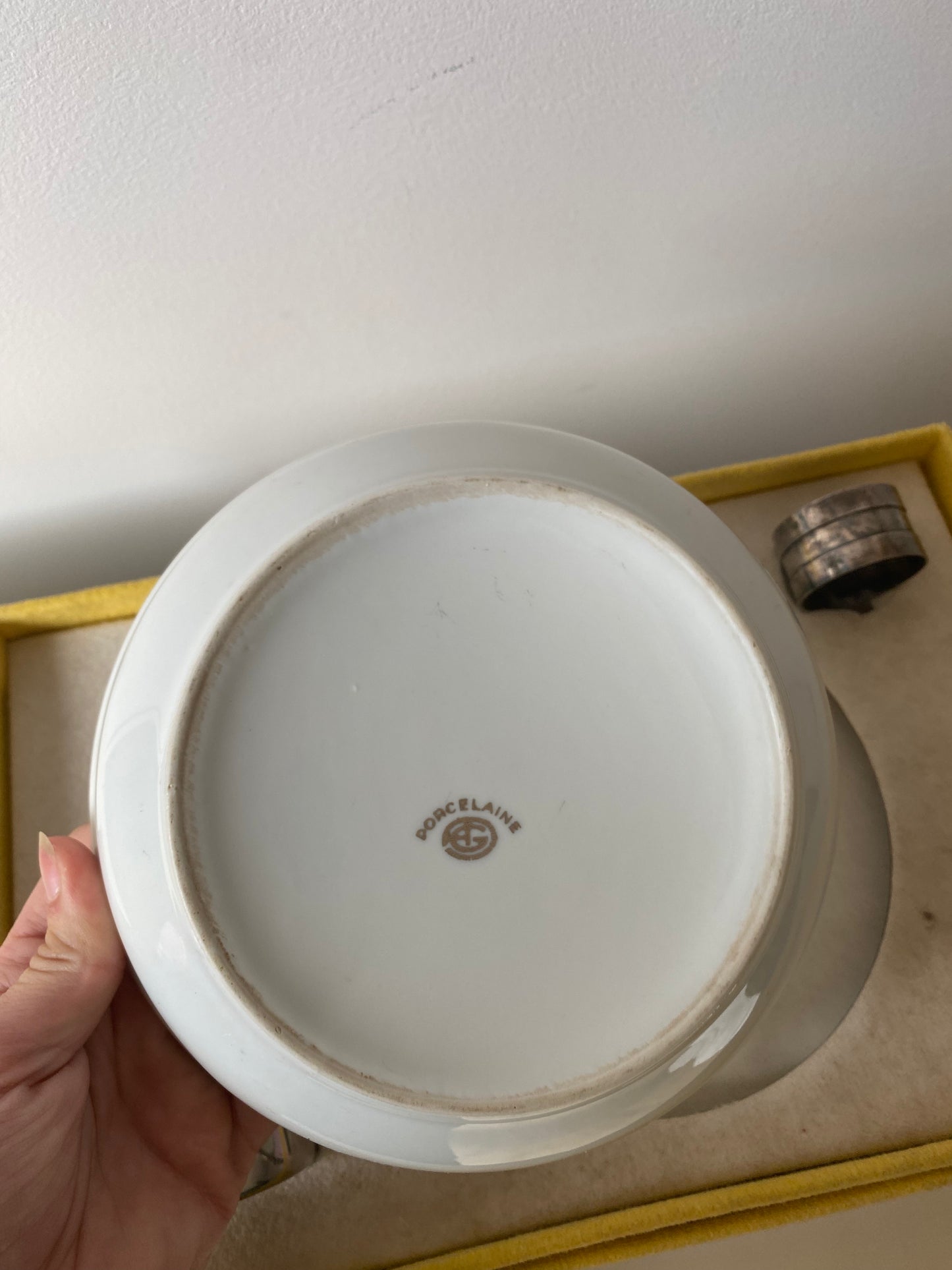 Assiette chauffante