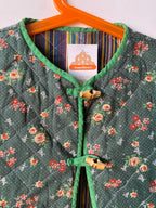 Veston à fleurs 70s