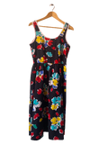 Robe à fleurs 80s