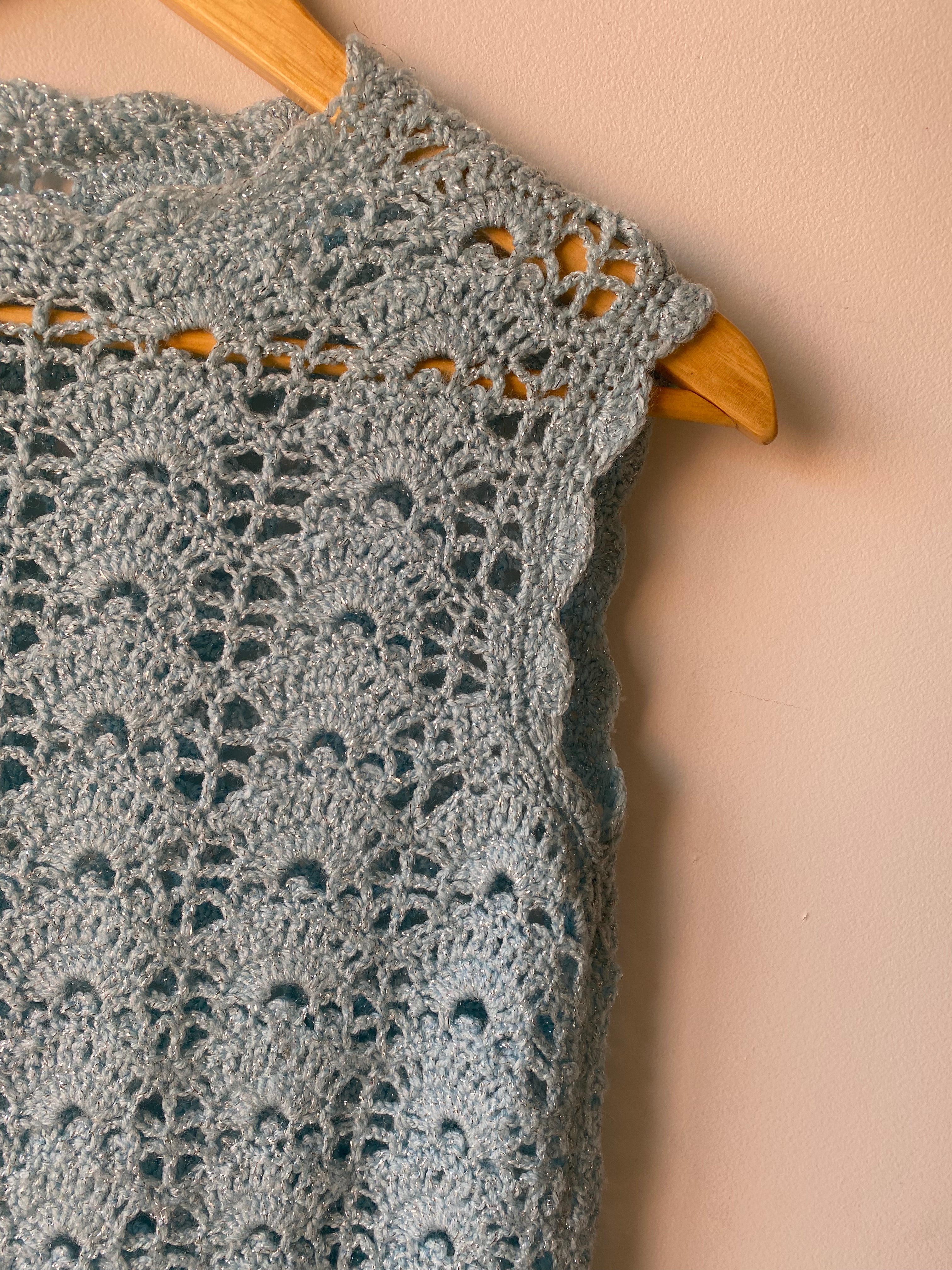 Pull ajourée 70s