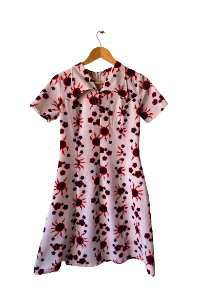 Robe à motif 70s