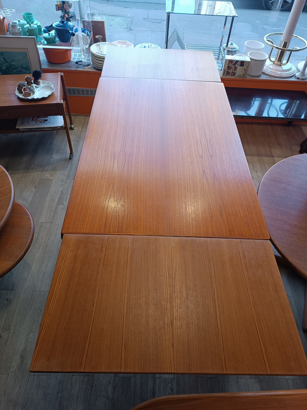 Table à manger scandinave en teck de Henning Kjaernulf