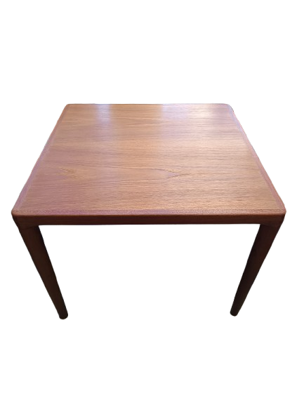 Table basse scandinave en teck massif 1960's