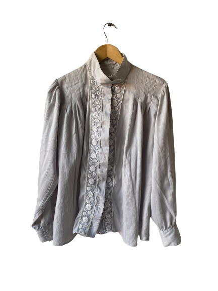 Chemise grise 80s